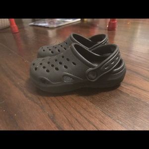 Black crocs toddler boy